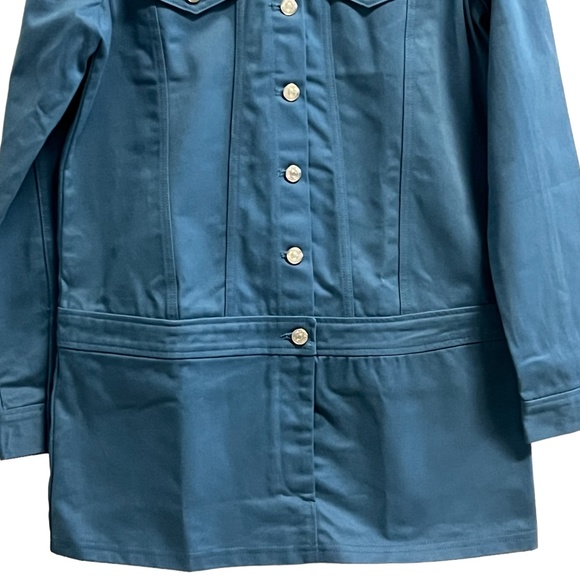 Zara Button Down Retro Vibe Mini Dress Medium - Picture 4 of 9